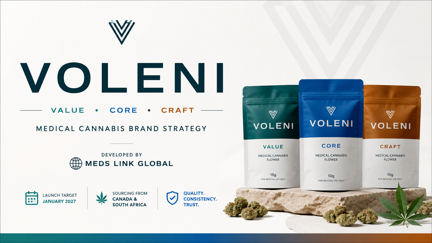 Voleni medical cannabis brand strategy