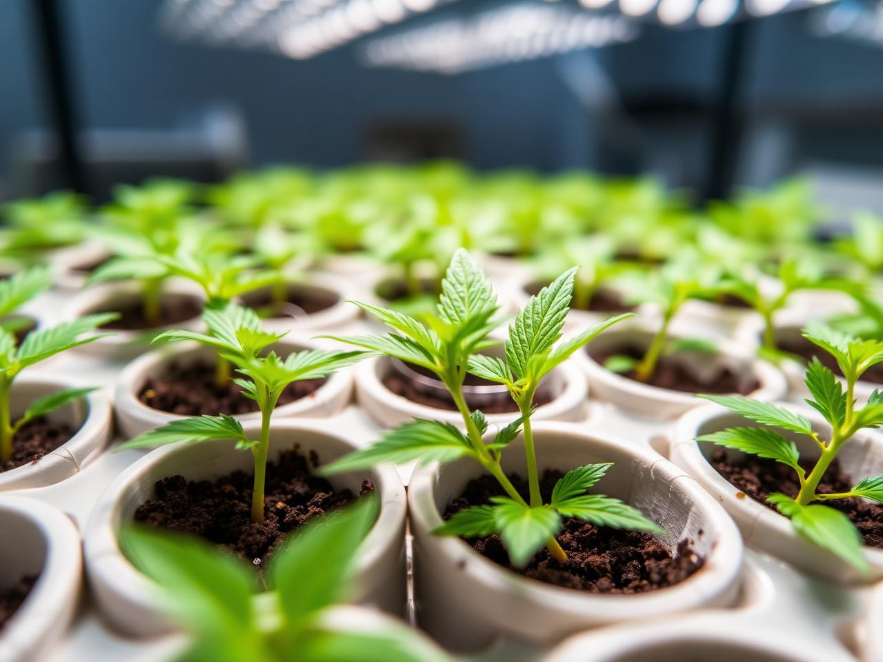 Voleni proprietary cannabis clones in propagation