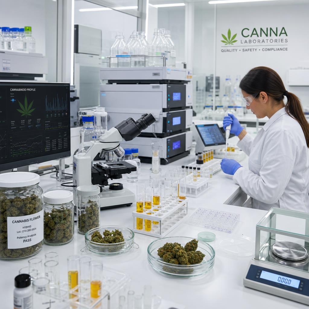Medical cannabis quality laboratory inspection