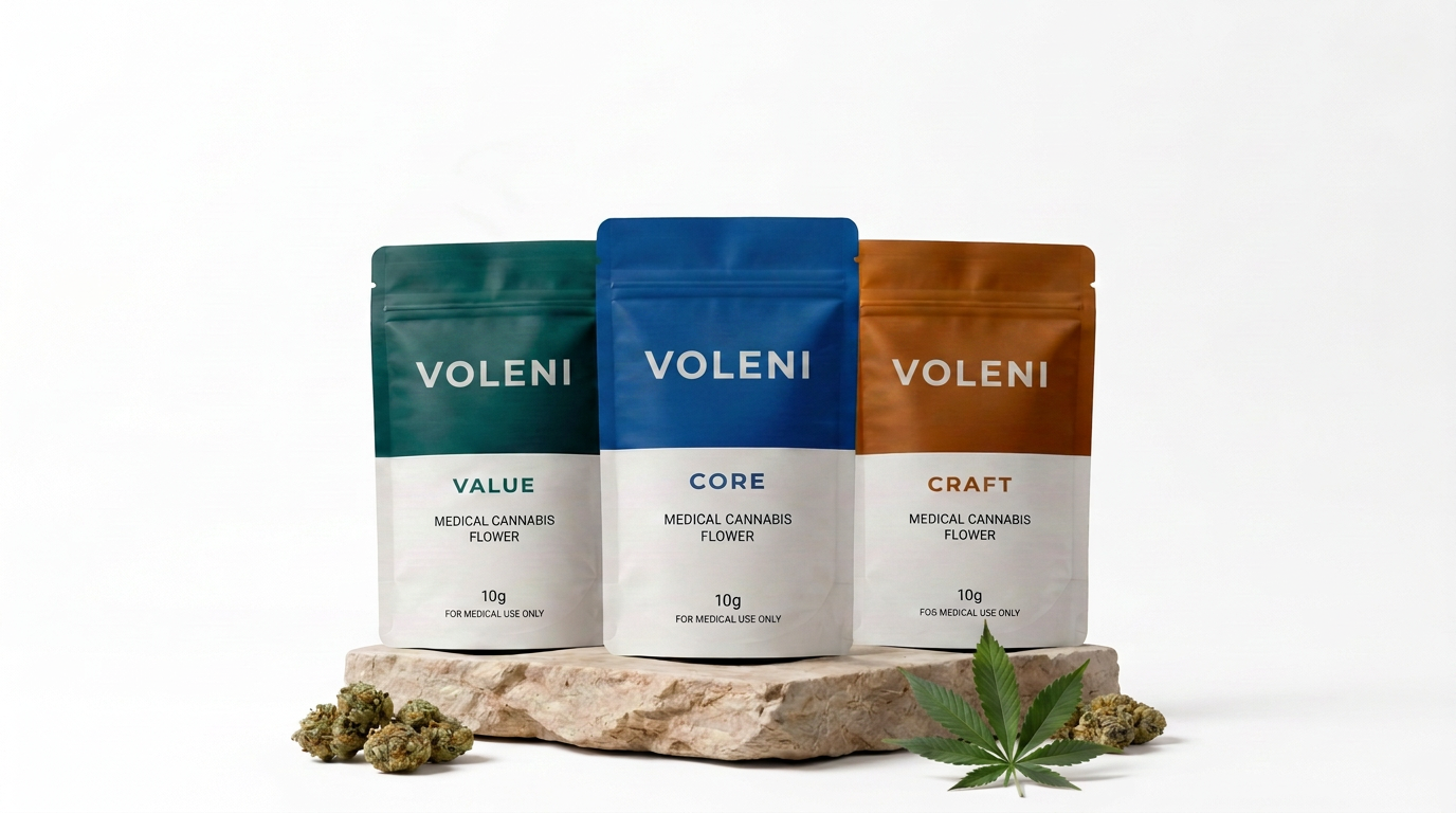Voleni medical cannabis brand strategy